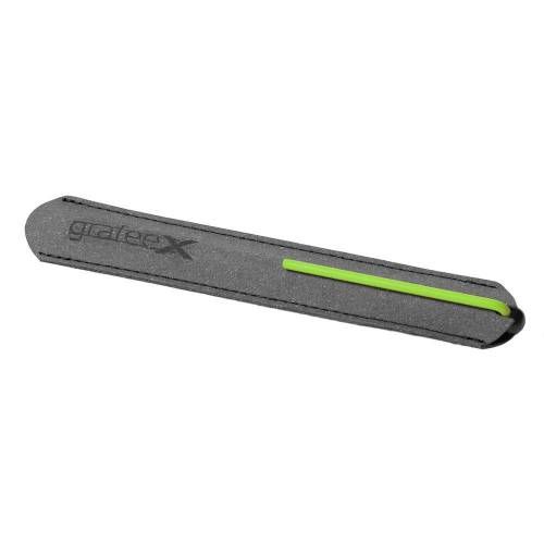 Шариковая ручка GrafeeX в чехле, черная с зеленым фото 3