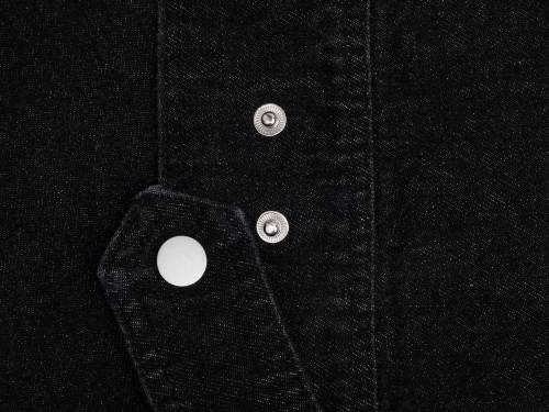 Куртка джинсовая O2, черная фото 6