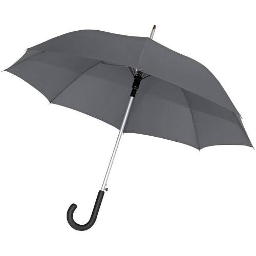 Зонт-трость Alu AC, серый фото 2