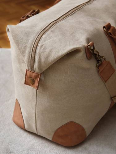 Дорожная сумка Bosler, бежевая фото 5