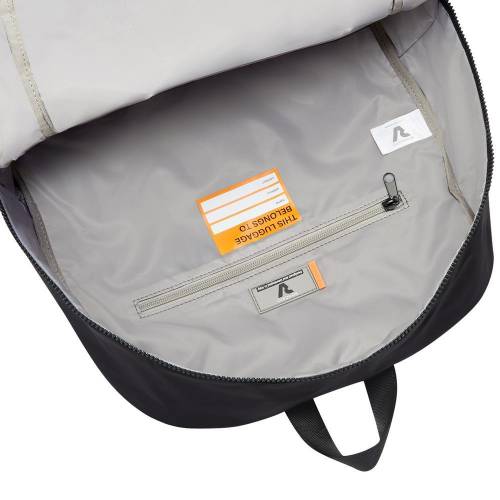 Складной рюкзак Compact Neon, черный с оранжевым фото 6