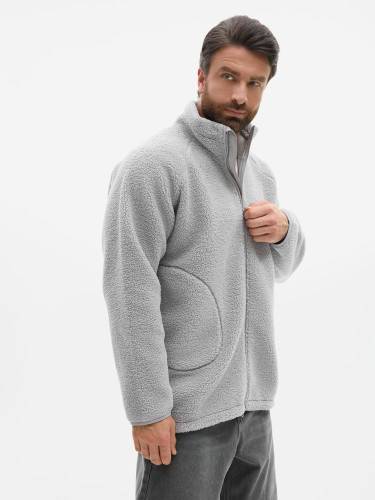 Куртка унисекс Oblako 2.0, светло-серая фото 8