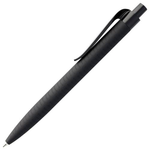 Ручка шариковая Prodir QS03 PRP Tyre Soft Touch, черная фото 3