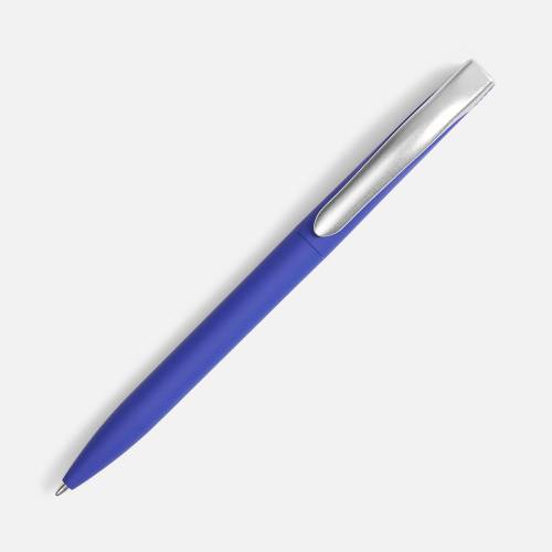 Ручка шариковая Pin Soft Touch, ver. 2, синяя фото 3