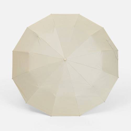 Зонт складной с УФ-защитой Ribstar, бежевый фото 3