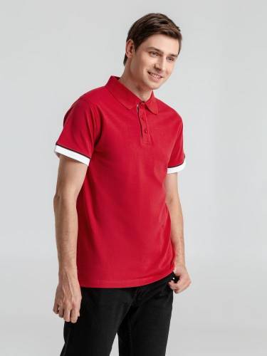 Рубашка поло мужская Anderson, красная фото 8