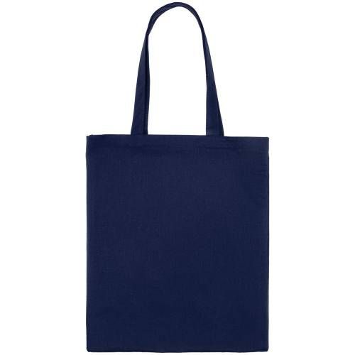 Холщовая сумка Countryside, темно-синяя фото 4