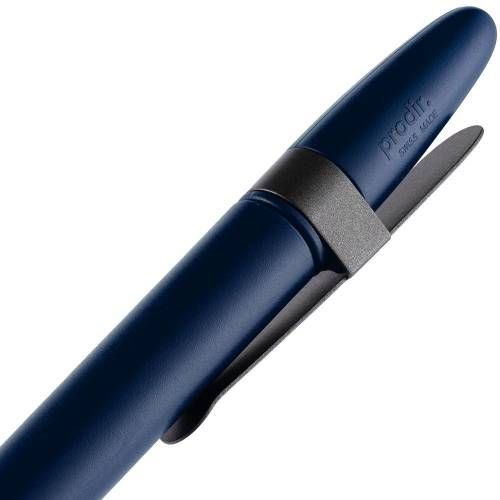 Ручка шариковая Prodir DS5 TSM Metal Clip, синяя с серым фото 6