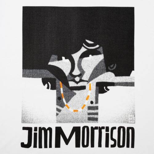 Футболка «Меламед. Jim Morrison», белая фото 5