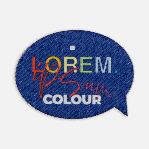 Наклейка тканевая Lunga Bubble, M, синяя фото 3