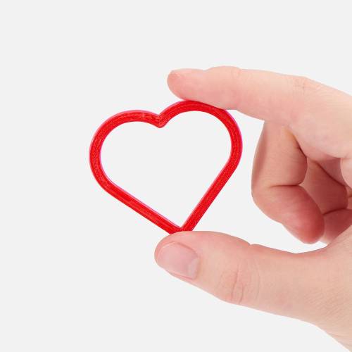 Подвеска Contour, 3D-печать на заказ, сердце фото 3 Подвеска Contour, 3D-печать на заказ, сердце фото 3