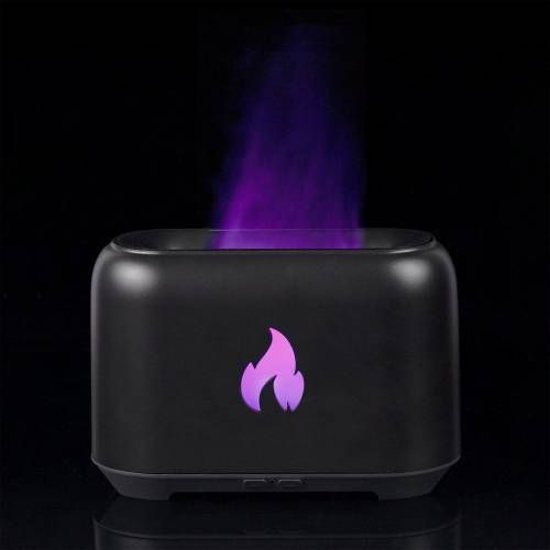 Увлажнитель-ароматизатор Fire Flick с имитацией пламени, черный фото 10