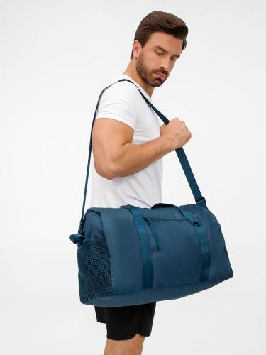 Спортивная сумка Verkko, темно-синяя фото 12