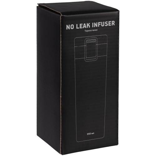 Термостакан с ситечком No Leak Infuser, черный фото 9