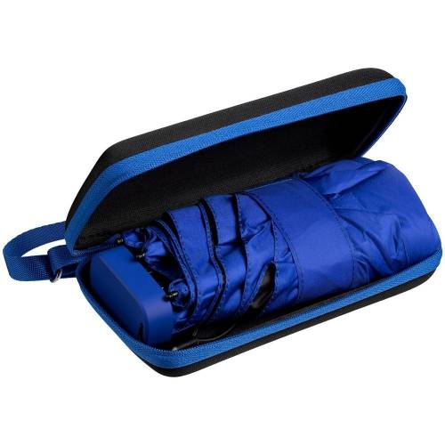 Зонт складной Color Action, в кейсе, синий фото 2