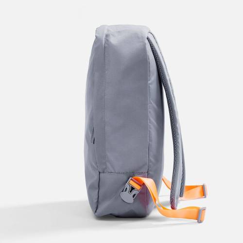 Рюкзак B2, серый с оранжевыми стропами фото 5