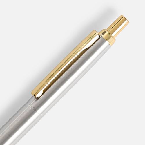 Ручка шариковая Poetica, золотистая фото 4