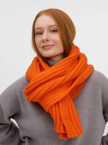 Шарф HappyGo, оранжевый фото 5