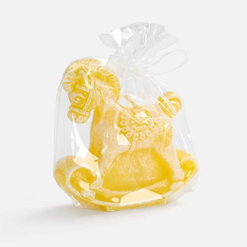 Свеча фигурная «Лошадка-качалка», желтая фото 3 Свеча фигурная «Лошадка-качалка», желтая фото 3