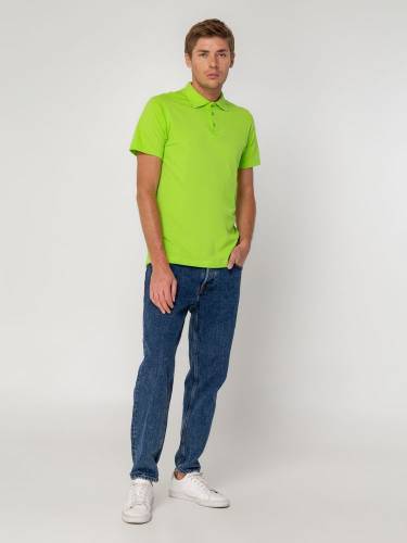 Рубашка поло мужская Virma Light, зеленое яблоко фото 10