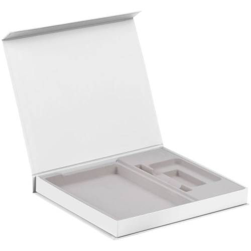 Коробка Daily Touch под ежедневник, аккумулятор и ручку, белая фото 2