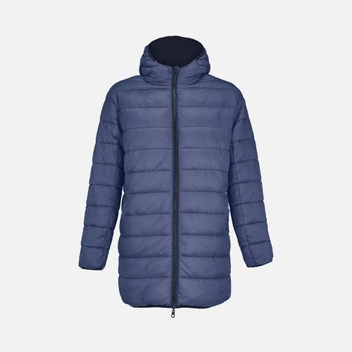 Куртка-парка унисекс Reverse, темно-синяя фото 5