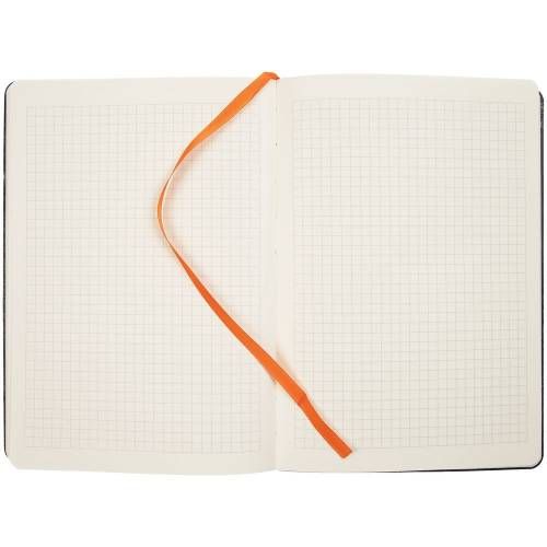Блокнот Verso в клетку, оранжевый фото 7
