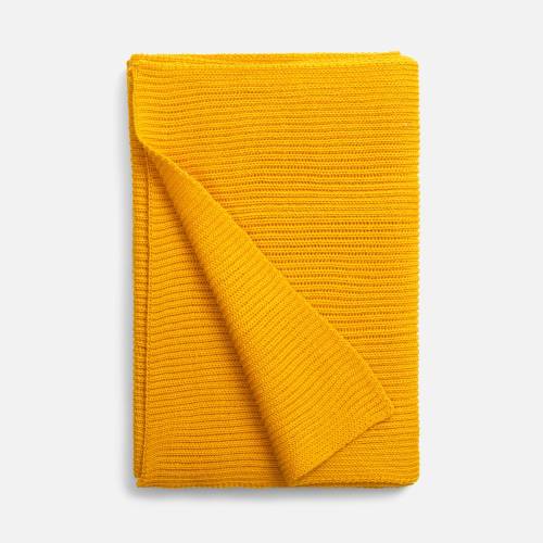 Шарф Nobilis Mono, желтый (медовый) фото 3