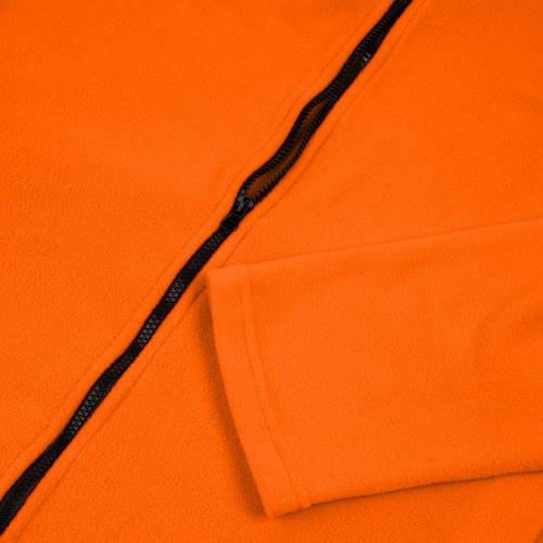 Куртка флисовая унисекс Manakin, оранжевая фото 4