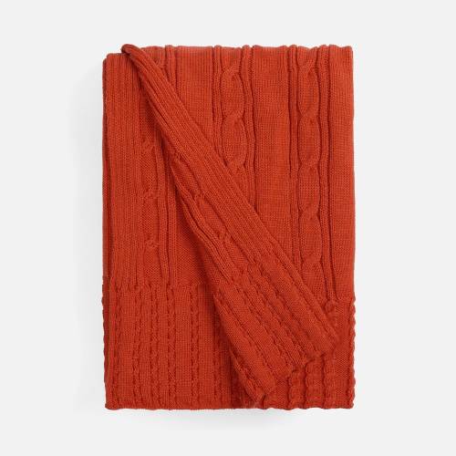 Плед Remitti, оранжевый (морковь) фото 2