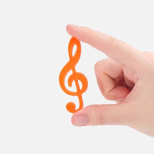 Подвеска Industry, 3D-печать на заказ, скрипичный ключ фото 3