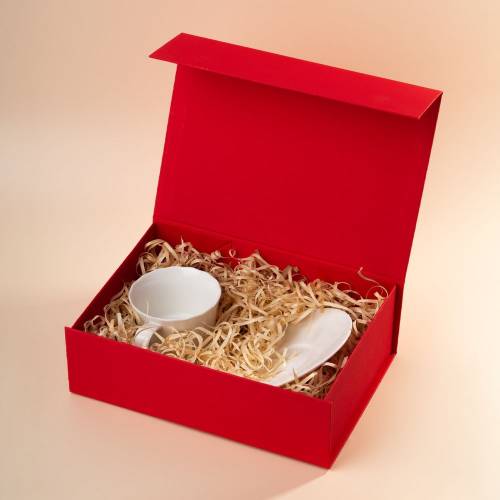 Коробка складная Portada, L, красная фото 8