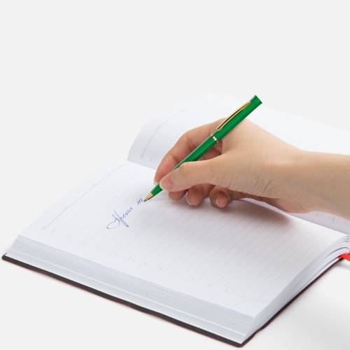 Ручка шариковая Euro Gold, зеленая фото 5 Ручка шариковая Euro Gold, зеленая фото 5