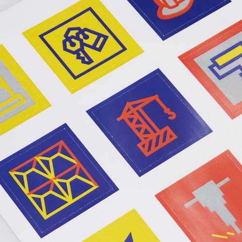 Стикерпак бумажный Industry, строительство фото 3