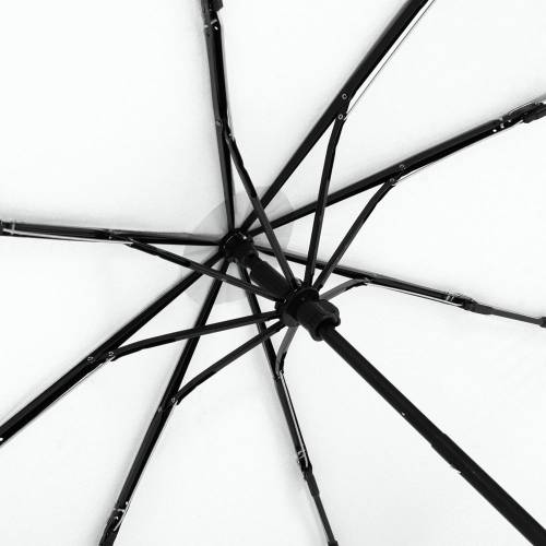 Зонт складной OkoBrella, белый фото 4