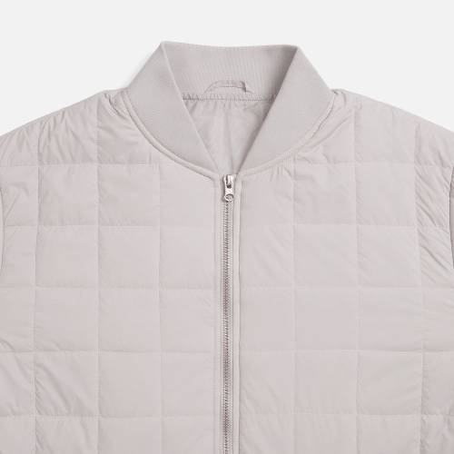 Куртка унисекс Warmbridge, светло-серая фото 4