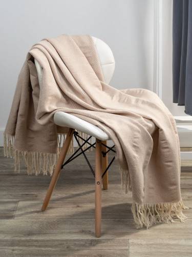 Плед «Сенеж», бежевый фото 7 Плед «Сенеж», бежевый фото 7