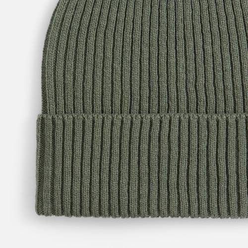 Шапка Catch Match без помпона, зеленая (полынь) фото 3