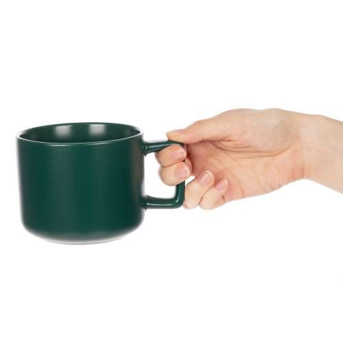 Чашка Jumbo, ver.2, матовая, зеленая фото 5