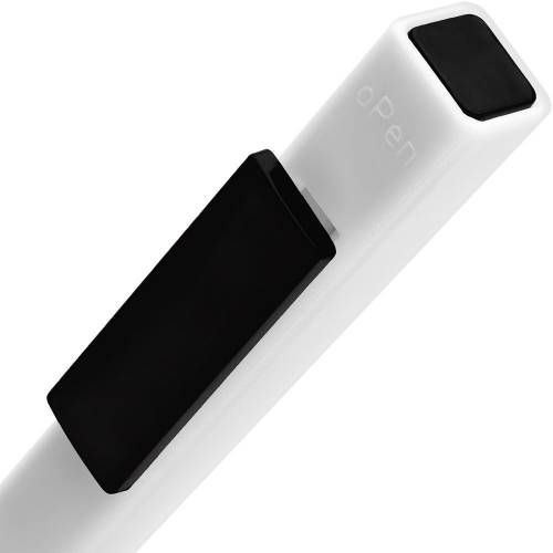 Ручка шариковая Swiper SQ, белая с черным фото 5
