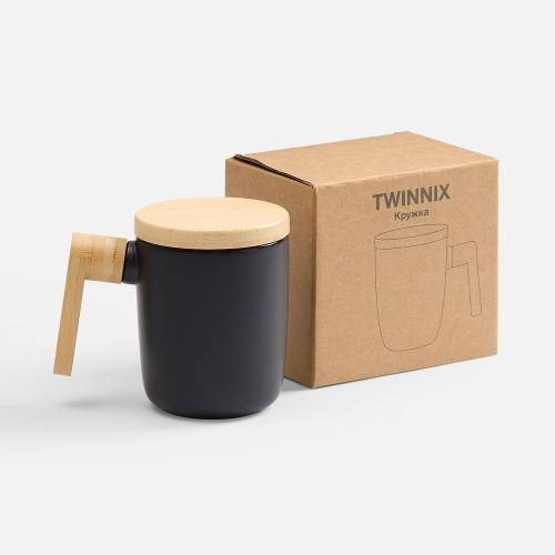 Кружка Twinnix, черная фото 6 Кружка Twinnix, черная фото 6