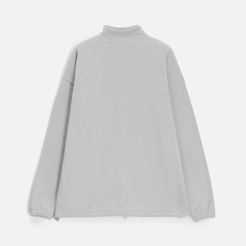 Куртка флисовая унисекс Nebo, светло-серая фото 3