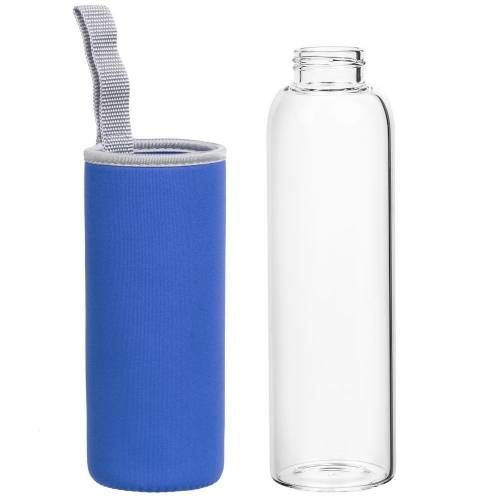Бутылка для воды Sleeve Ace, синяя фото 5
