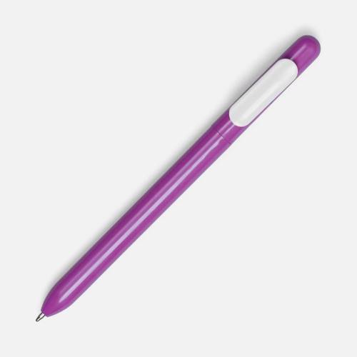 Ручка шариковая Swiper, фиолетовая с белым фото 3
