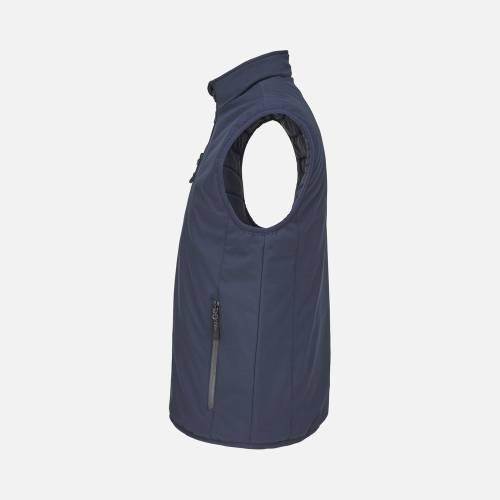 Жилет софтшелл унисекс Falcon BW, синий фото 4