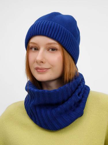 Шапка ComFleece, темно-синяя (кобальт) фото 7