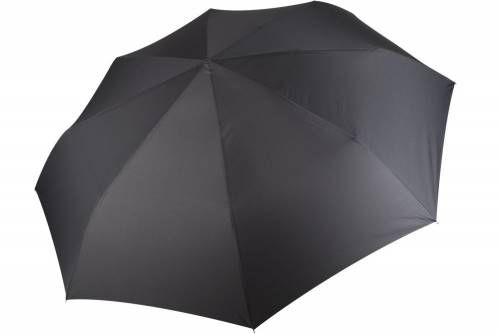 Зонт складной Fiber, черный фото 3