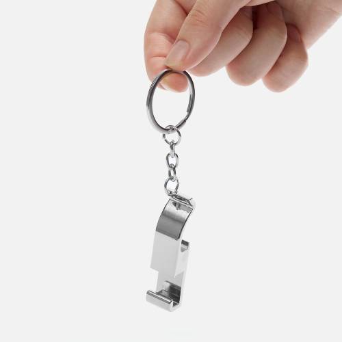 Брелок-подставка с открывалкой Virke, серебристый фото 5 Брелок-подставка с открывалкой Virke, серебристый фото 5