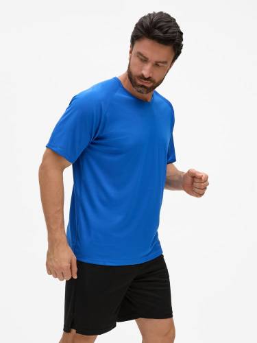 Футболка унисекс Sporty 140, ярко-синяя фото 5