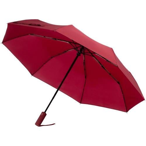 Зонт складной Ribbo, красный фото 2